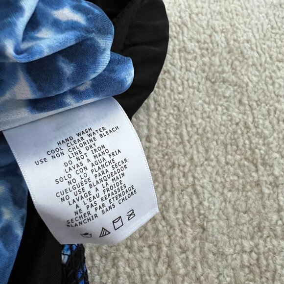 NWT Magicsuit by Miraclesuit Tankini Black Blue Swim Top 12 - Picture 9 of 9